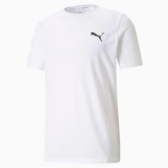 Puma Active Small Logo Tee Beyaz Erkek Spor Tişört - 586725 02