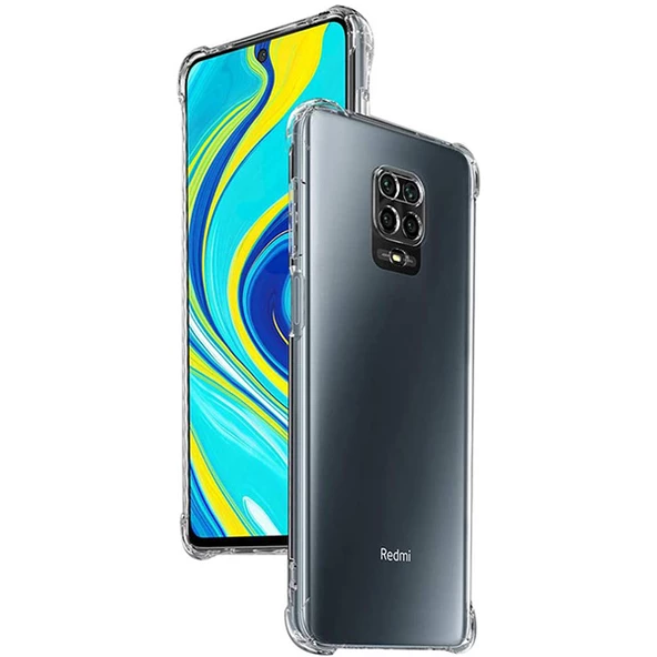 Xiaomi Redmi Note 9 Pro-Note 9S Anti-Drop Darbe Emici Silikon kılıf Shockproof kılıf