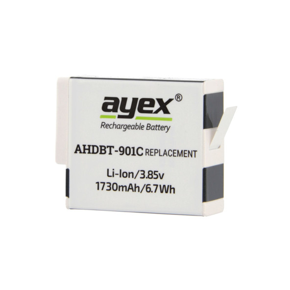 Ayex AHDBT-901C Batarya, GoPro Hero 9, 10, 11, 12 İle Uyumlu - 5