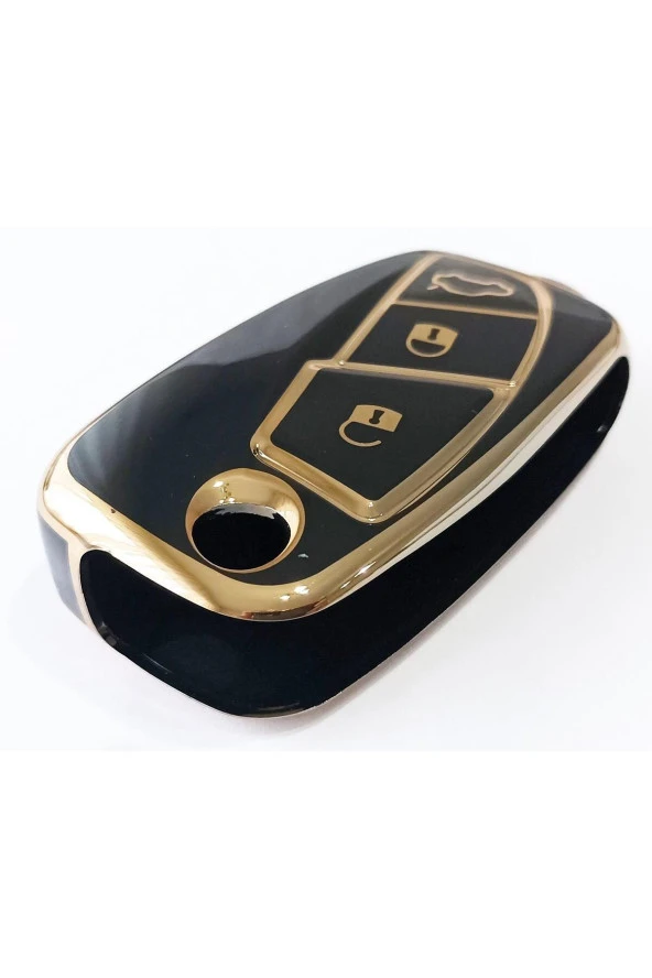 Linea Fiorino Nemo Bipper Uyumlu Nano Silikon Anahtar Kılıfı Kumanda Kılıfı Oto Anahtarlık Siyah - Resim 3