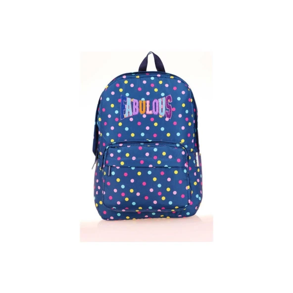Kaukko Punch Sırt Çantası Navy Blue Okul Sırt Çantası