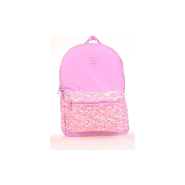 Kaukko Amazing Sırt Çantası Stone Pembe Okul Sırt Çantası - 1