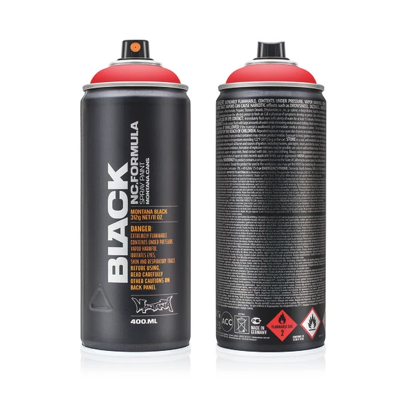 Montana Black Sprey Boya 400ml Code Red BLK2093