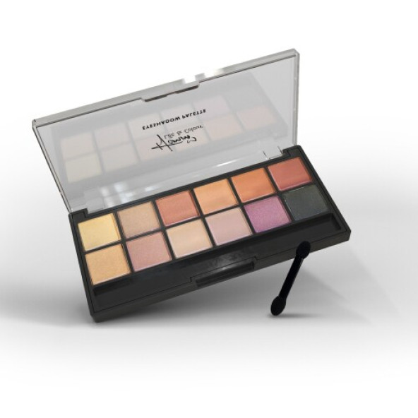 HOMM LIFE & COLOUR EYESHADOW PALETTE PINK SAND 12Lİ FAR PALETİ