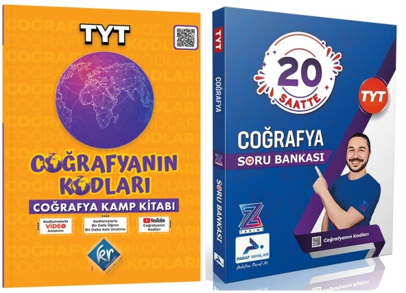 Kr Akademi 2025 Tyt Coğrafyanın Kodları Kamp Kitabı + Z Takımı Coğrafya Soru Seti 2 Kitap