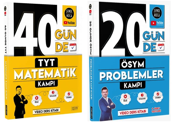 Şenol Hoca 2024 Tyt Tyt Matematik + Problem Kampı