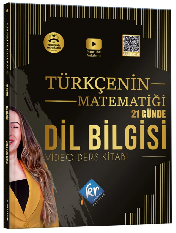Kr Akademi 2025 Tyt Ayt Türkçenin Matematiği Dil Bilgisi 21 Günde Video Ders Kitabı