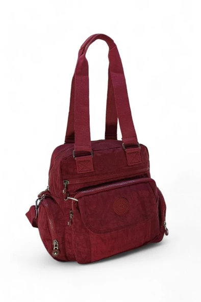 Kadın Omuz Çantası Çapraz Askılı Postacı Çanta Klinkır Kumaş 571 Collection Goril Anahtarlık Hediyeli!! 30*25 Cm - Resim 7