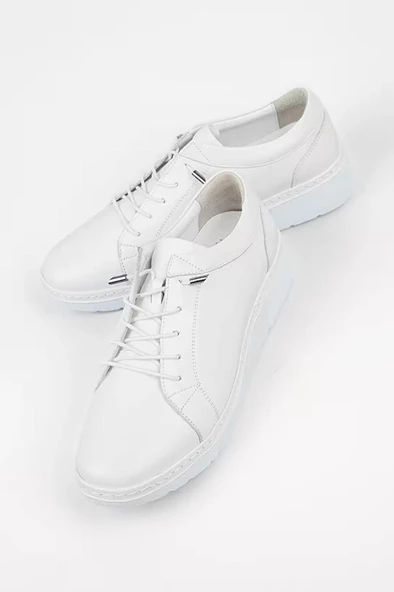 VENÜS 23150003Y ORTOPEDİK DERİ KADIN SPOR AYAKKABI - Resim 4