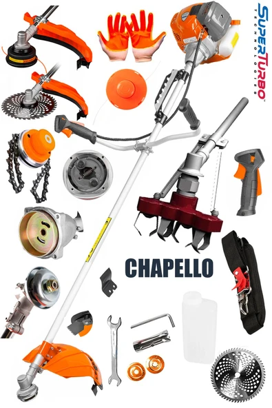 20HPX Yan Tipi Benzinli Motorlu Ot Çalı Tırpanı Çim Biçme Makinesi Tırpan + CHAPELLO APARATI - 2