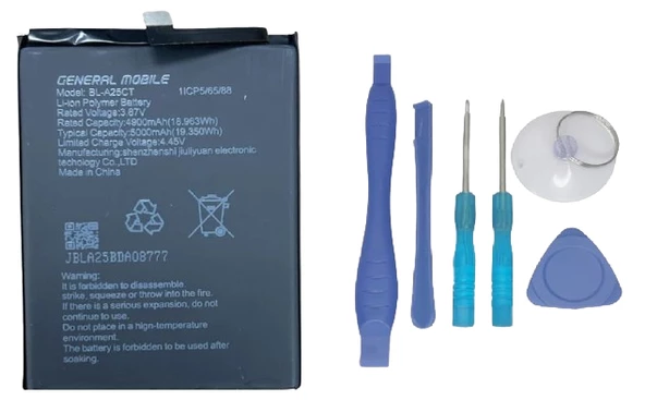 General Mobile GM 21 Batarya Pil Sıfır Orijinal + TAMİR SETİ