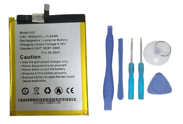 Hiking A22 Batarya Pil Sıfır Orijinal + TAMİR SETİ ürün görseli