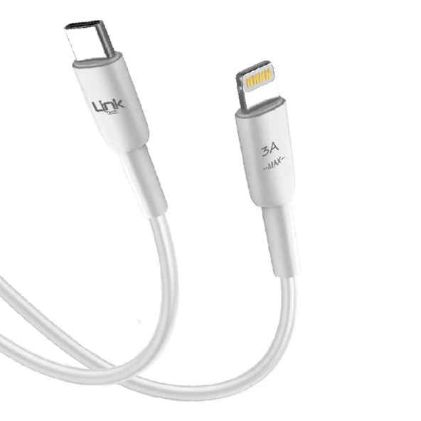 LinkTech C308 20W PD Type-C to Lightning Kablolu Şarj Aleti Set - 3