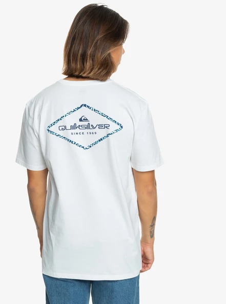 QUİKSİLVER Erkek Arkası Baskılı Pamuklu Tişört EQYZT07667 - 4