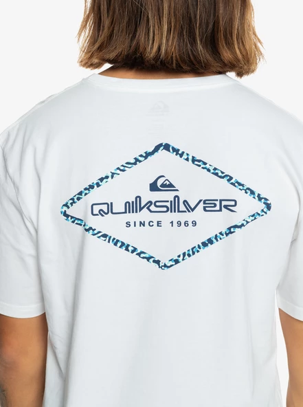 QUİKSİLVER Erkek Arkası Baskılı Pamuklu Tişört EQYZT07667 - 3