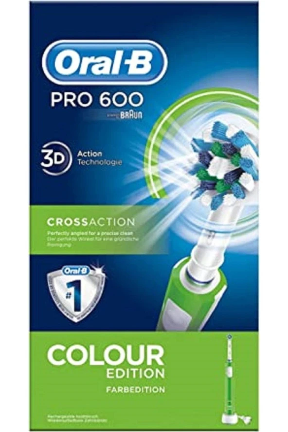 Oral-B Pro 600 Cross Action Şarjlı Diş Fırçası