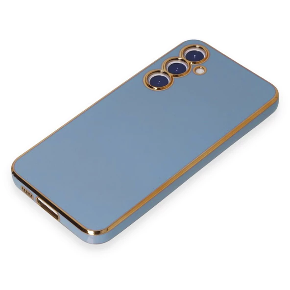 Samsung Galaxy S23 FE Kılıf Volet Luxury Seri Kamera Korumalı Silikon Kapak - 4