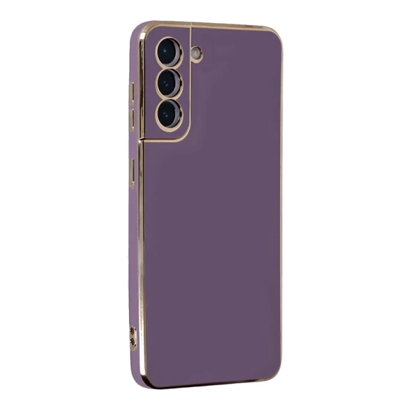 Samsung Galaxy S21 Kılıf Volet Luxury Seri Kamera Korumalı Silikon Kapak - 4