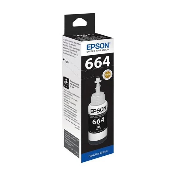 EPSON T66414A Siyah 70ml Tanklı Sistem Mürekkebi ürün görseli