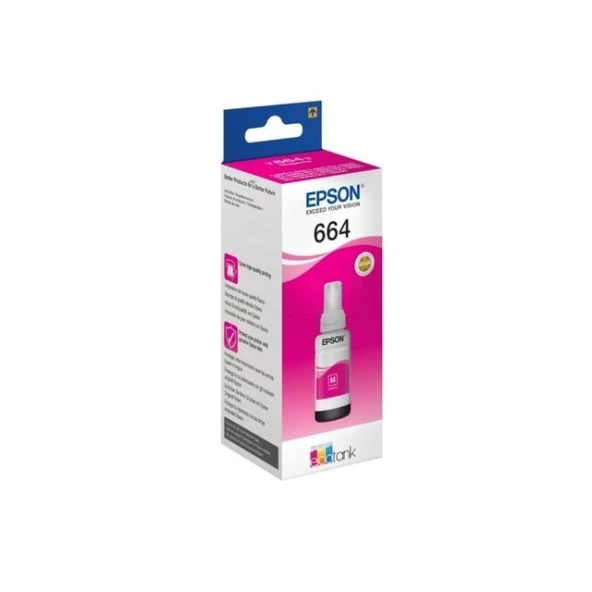 EPSON T66434A Kırmızı 70ml Tanklı Sistem Mürekkebi - 1