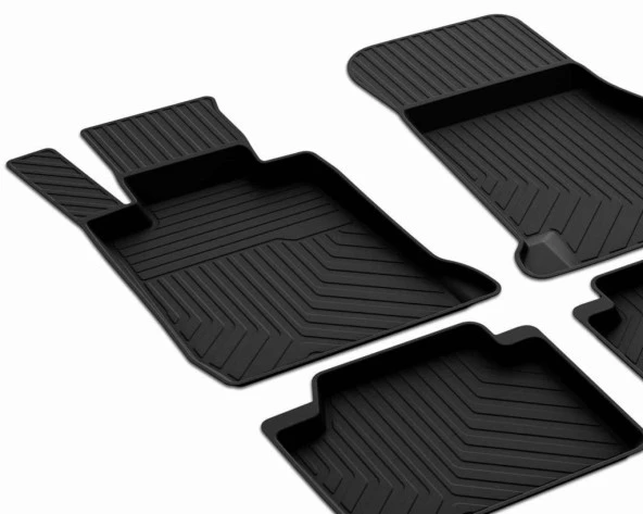 Bmw 5 serisi E60 Ferrous 4D Havuzlu Kauçuk Paspas 2004 2010 - 4