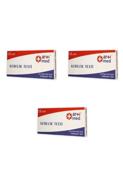 Artımed 3 Adet Erken Gebelik Testi