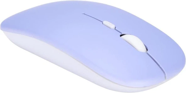 Sprange L7 Tablet 7" Uyumlu Kablosuz Bluetooth Pilli Optik Mouse - Mor