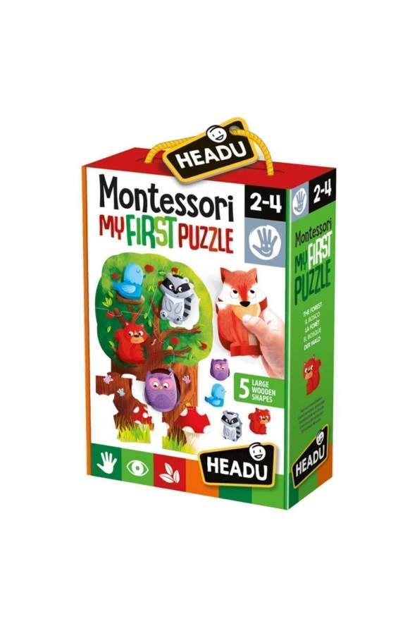 Headu Montessorı Fırst Puzzle The Forest (2-4 YAŞ)