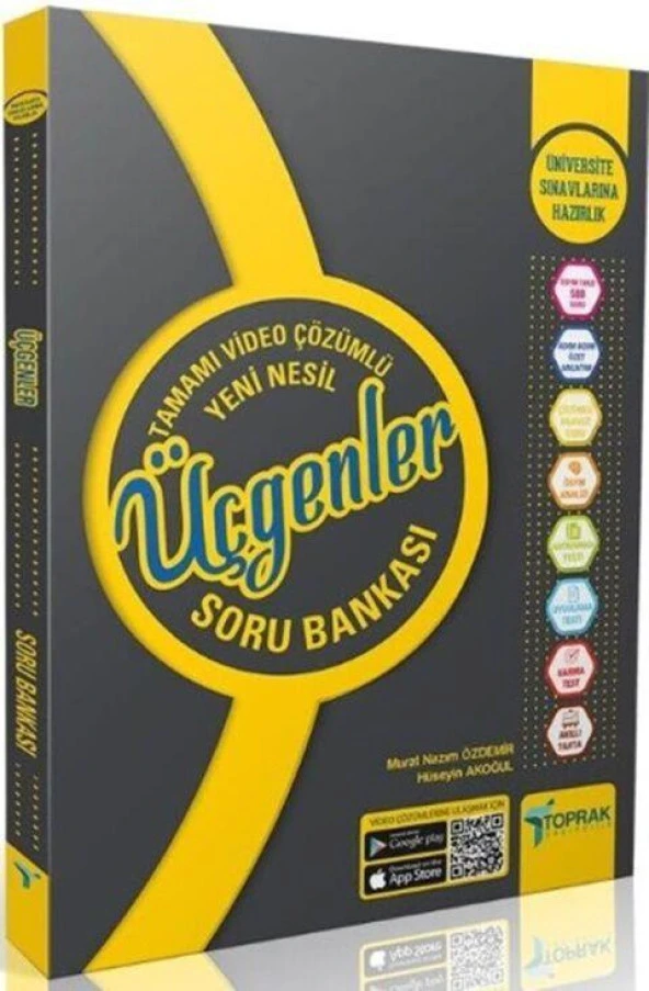 TYT AYT Üçgenler Soru Bankası Toprak Yayıncılık