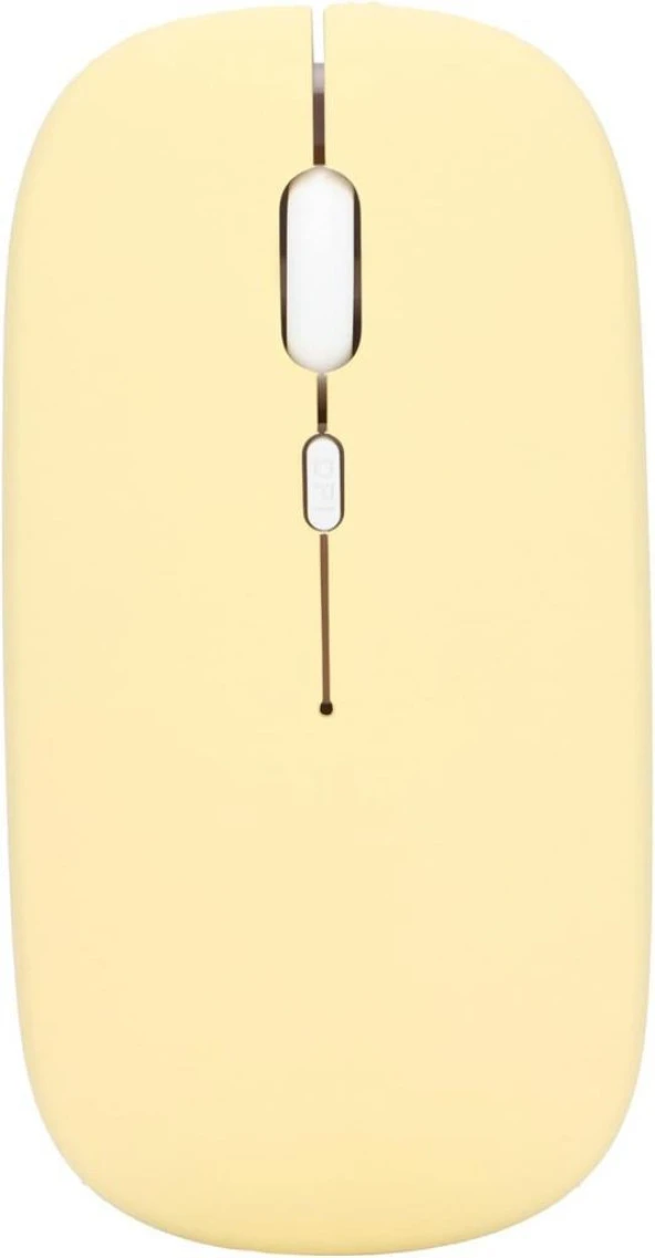 Warp Tab WP11 10.95" Uyumlu Kablosuz Bluetooth Pilli Optik Mouse - Sarı