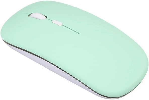 Samsung Galaxy Tab S3 SM-T825 9.7" Uyumlu Kablosuz Bluetooth Pilli Optik Mouse - Yeşil - 2