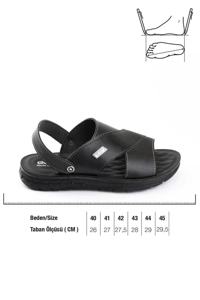 Gezer 12481 Yazlık Erkek Terlik Sandalet - 3