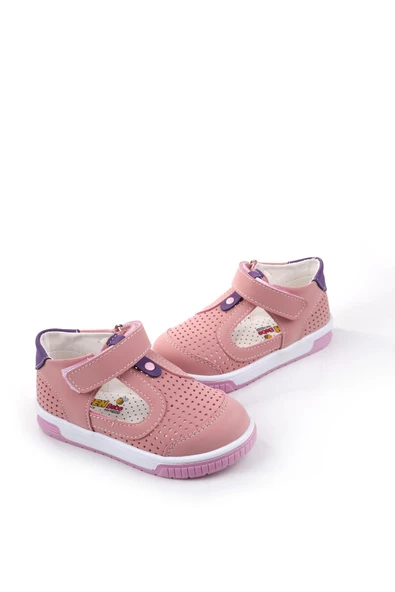 Walkenzo 3957 Kız Bebek Rahat Ortopedik Ayakkabı