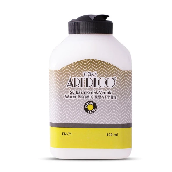 Artdeco Su Bazlı Parlak Vernik 500 ml