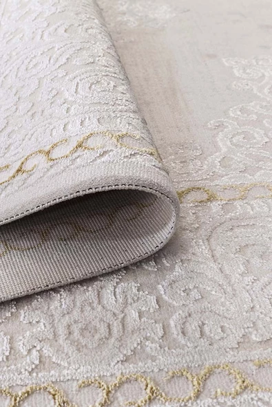 İpek Halı Fasilis 1351A Salon, Mutfak, Oturma Odası, Çocuk Odası Halisi – ipek mekik hali - Resim 4