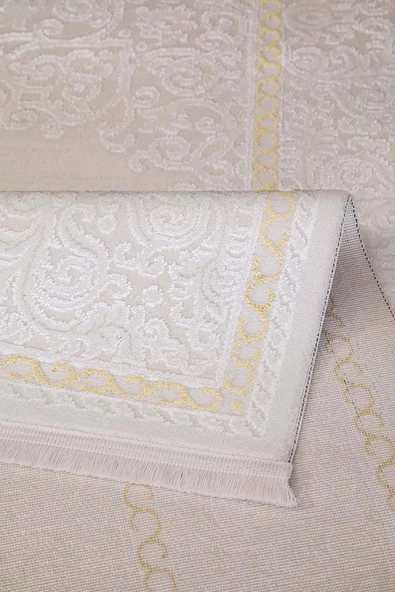 İpek Halı Fasilis 1351A Salon, Mutfak, Oturma Odası, Çocuk Odası Halisi – ipek mekik hali - Resim 3