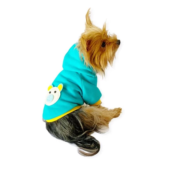 Blue Bear Kapşonlu Köpek  Sweat by Kemique - 8