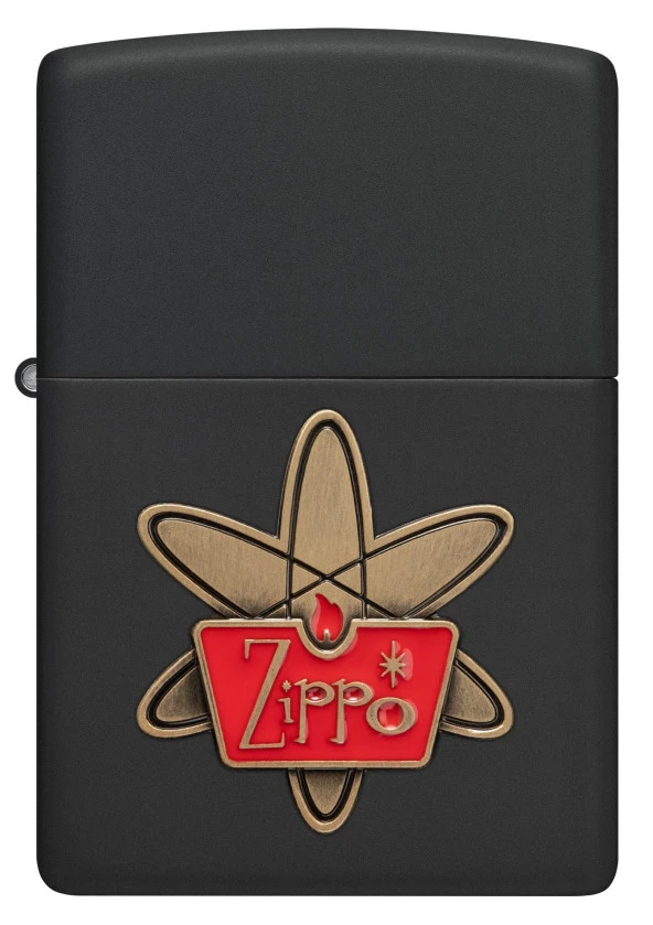Zippo Retro Zippo Star Emblem Dizayn Çakmak - Resim 2