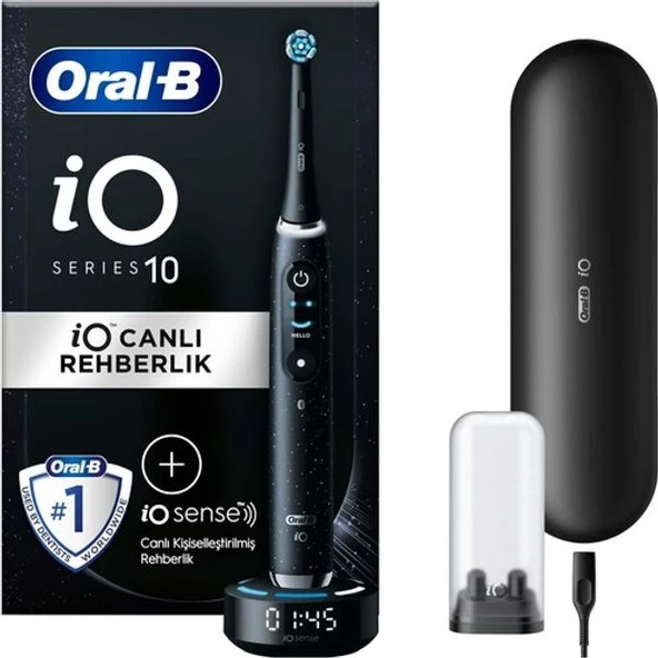 Oral-B iO 10 Şarjlı Diş Fırçası Siyah