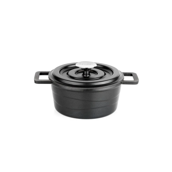 Schafer Pro Cast Döküm Tencere Seti 7 Parça-Siyah - 4