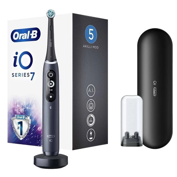 Oral-B iO 7 Şarjlı Diş Fırçası Siyah