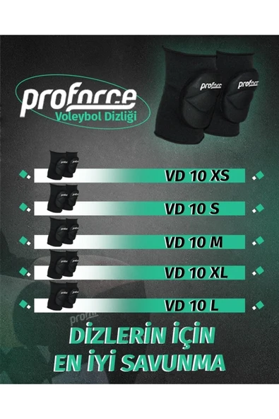 Proforce VD10 VOLEYOL DİZLİĞİ VD10S - Resim 3