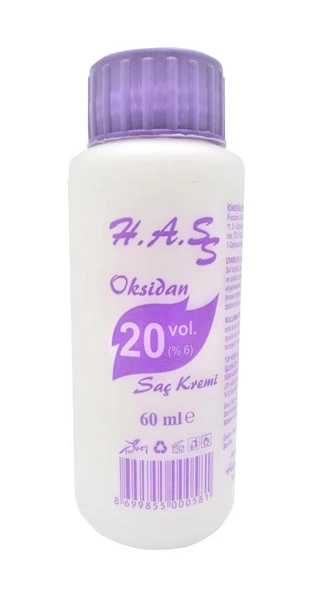 H.A.SS Oksidan Peroksit Saç Kremi 60 Ml. - 2