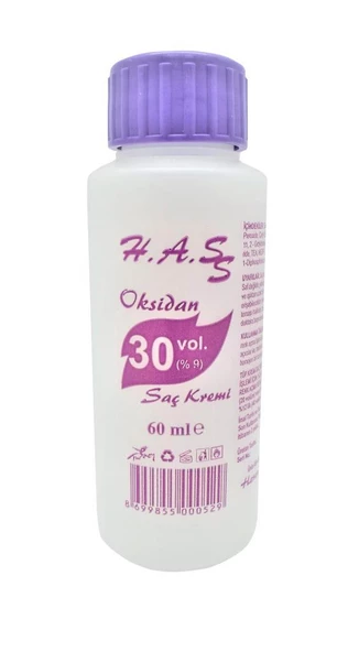 H.A.SS Oksidan Peroksit Saç Kremi 60 Ml. - 3