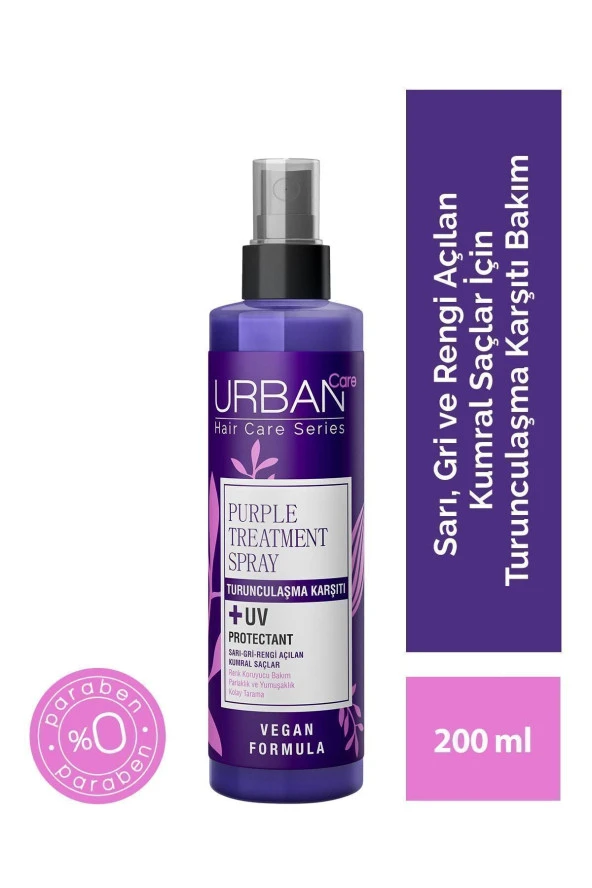 Urban Care Turunculaşma Karşıtı Mor Sıvı Saç Kremi