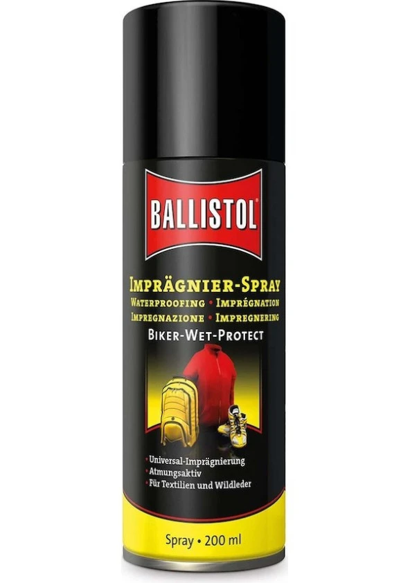 Ballistol Biker-Wet-Protect Su Yalıtım Sprey Yağ 200 ml