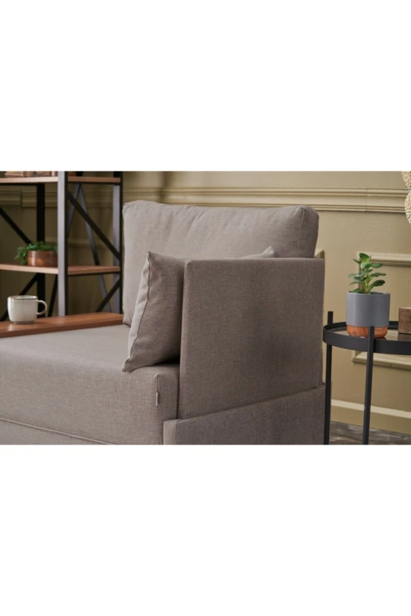 Evdebiz Fly Tekli Koltuk Krem Sağ - 2