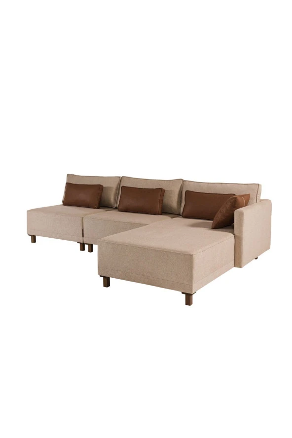 Evdebiz Matris Yataklı Köşe Koltuk Kahve Sağ - 4