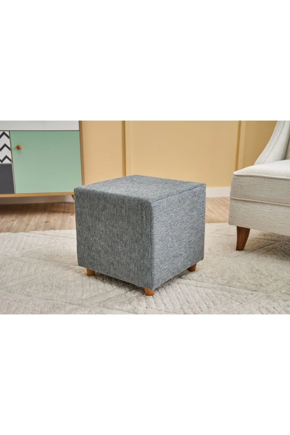 Evdebiz Ranma Ahşap Ayaklı Puf Gabbana 14