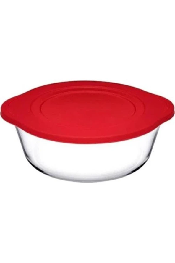 Paşabahçe Borcam Yuvarlak Tencere Silikon Kapaklı 840c - 2